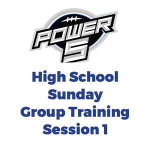 Sunday High School Group Training (Session 1)