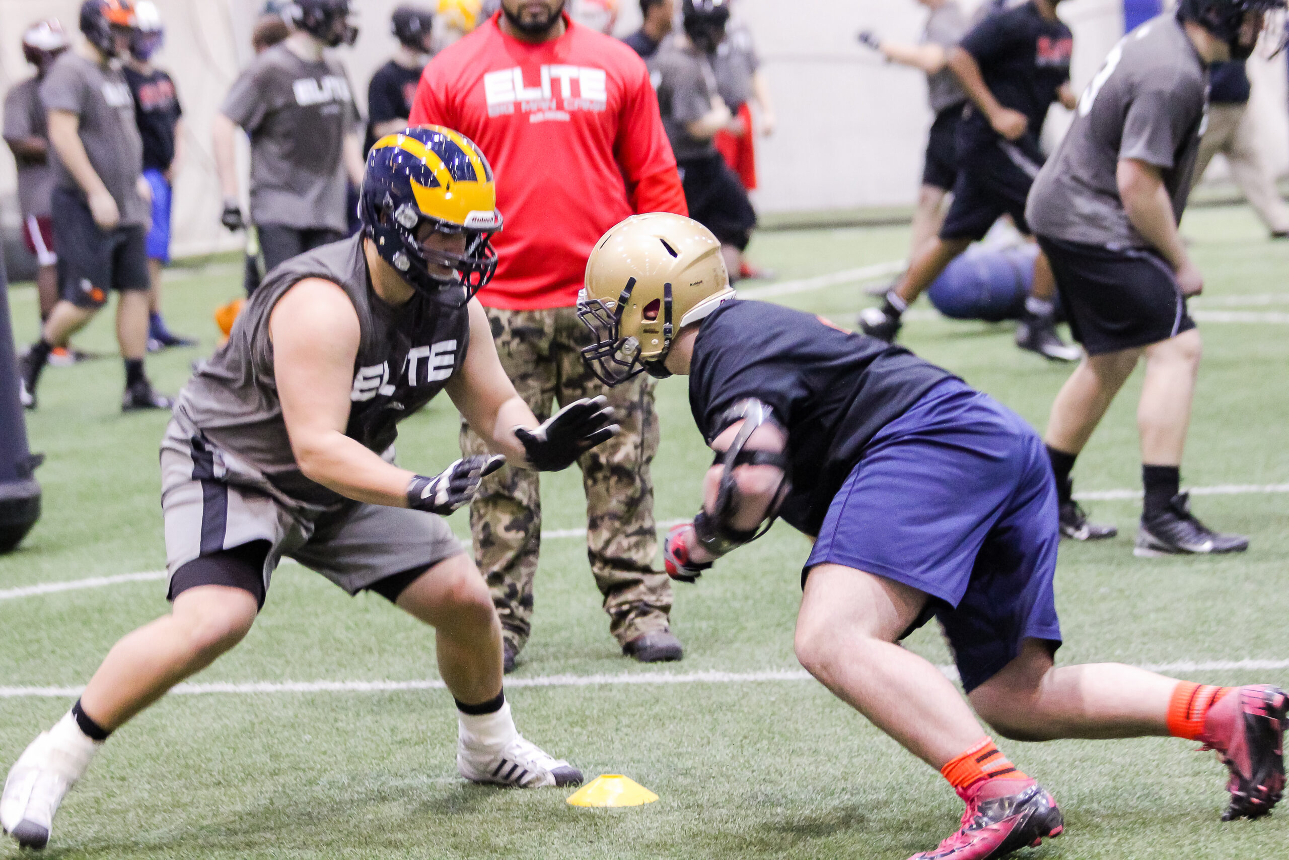 Compete Football Combine L-Drill Exposed some of our HS (and 1